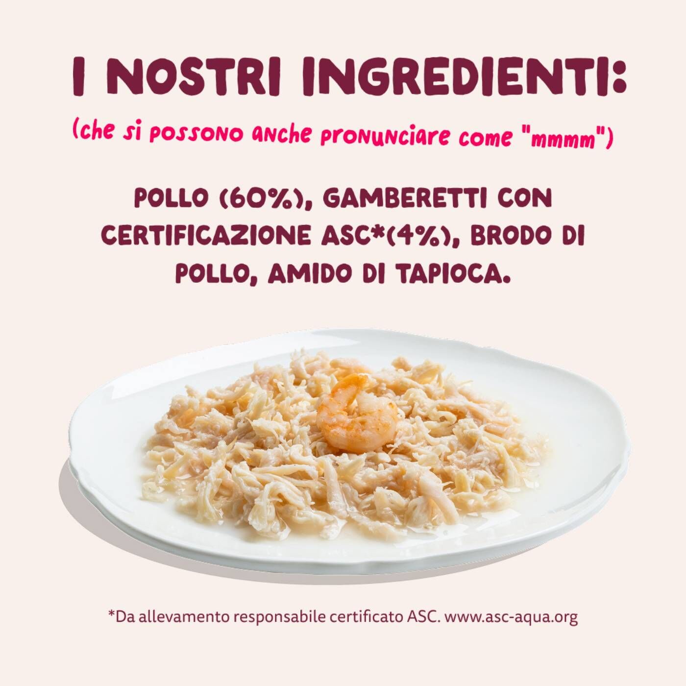 Edgard & Cooper Sfilaccetti per Gatti Adulti Pollo con Gamberetti in Brodo di Pollo 70 Gr.