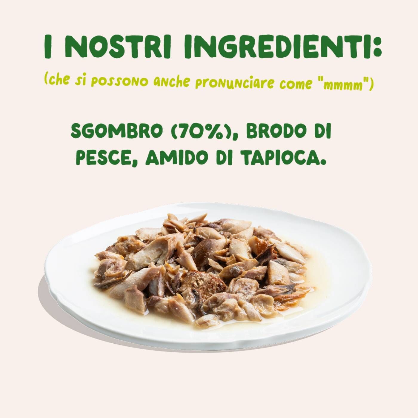 Edgard & Cooper Sfilaccetti per Gatti Adulti Sgombro Fresco Naturale in Brodo di Pesce 70 g