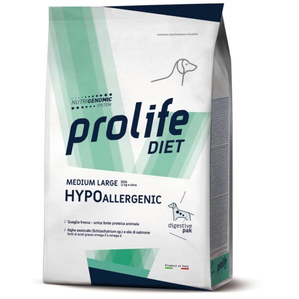 Prolife® HYPOALLERGENICO QUAGLIA per Cani M/L