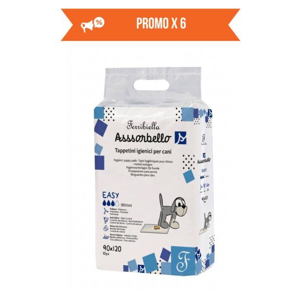ferribiella tappetini igienici per animali domestici assorbello basic 90 x 120 cm