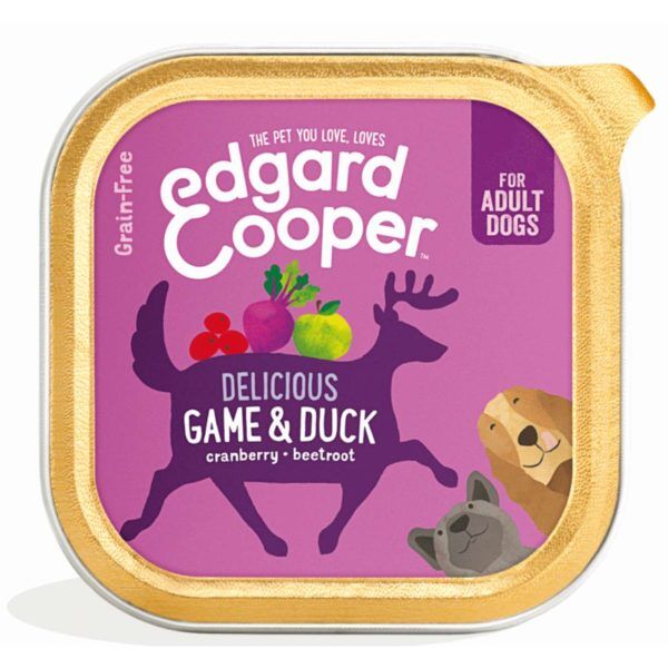 Edgard & Cooper Umido per Cani Selvaggina e Anatra 150g