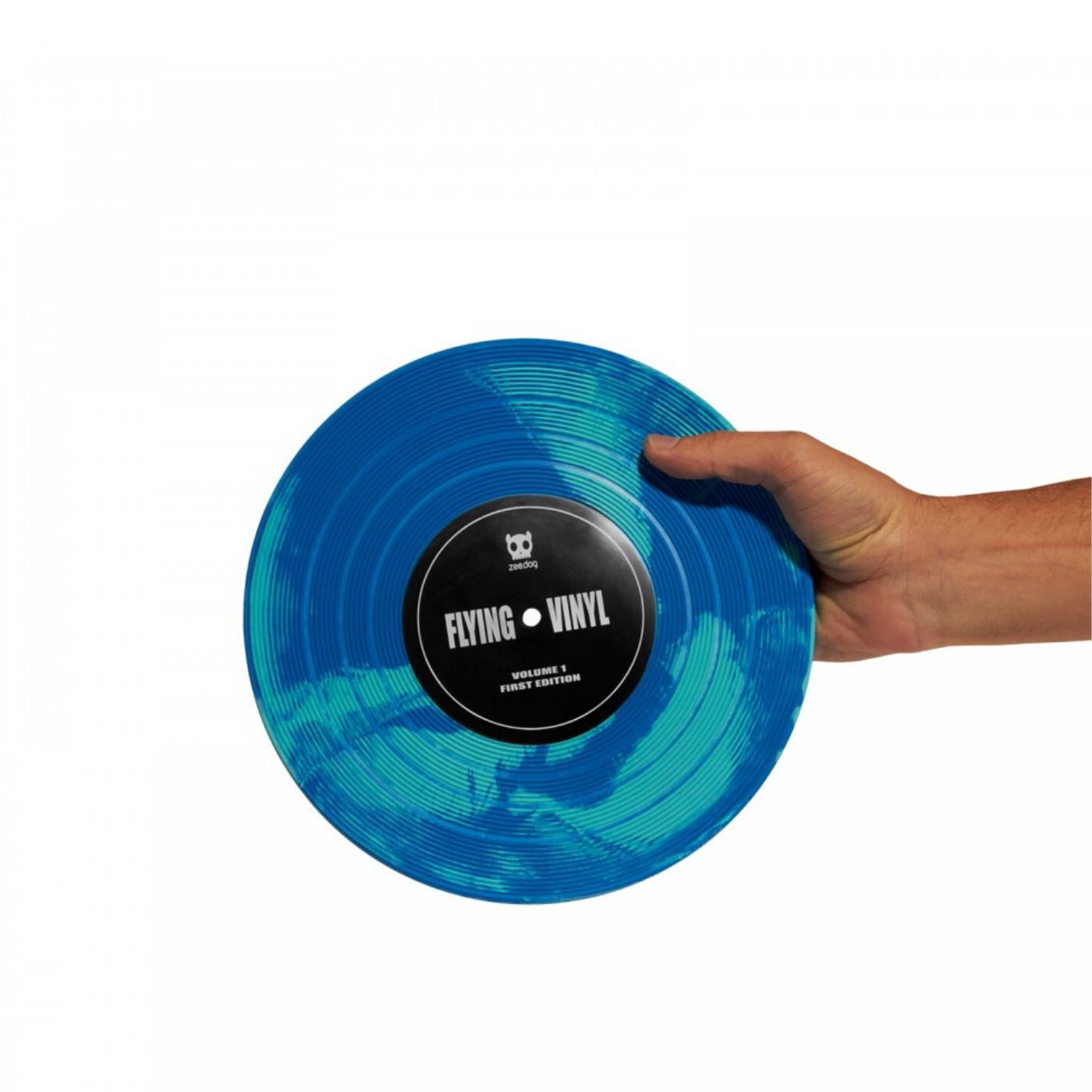 Zee.Dog Gioco Frisbee Blues per Cani in Vinile - Presa