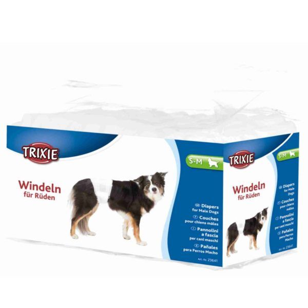 Trixie Pannolini a Fascia per Cani Maschi - Taglia S-M