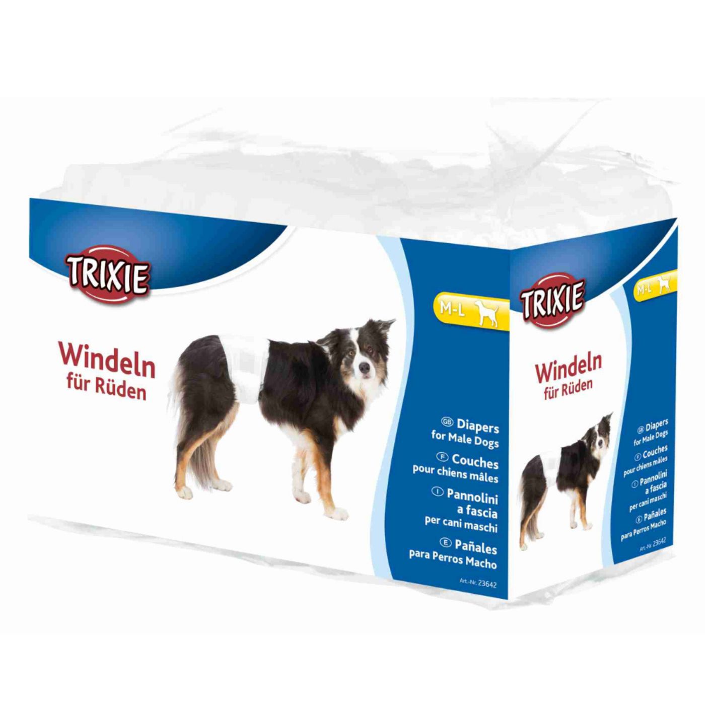 Trixie Pannolini a Fascia per Cani Maschi - Taglia M-L