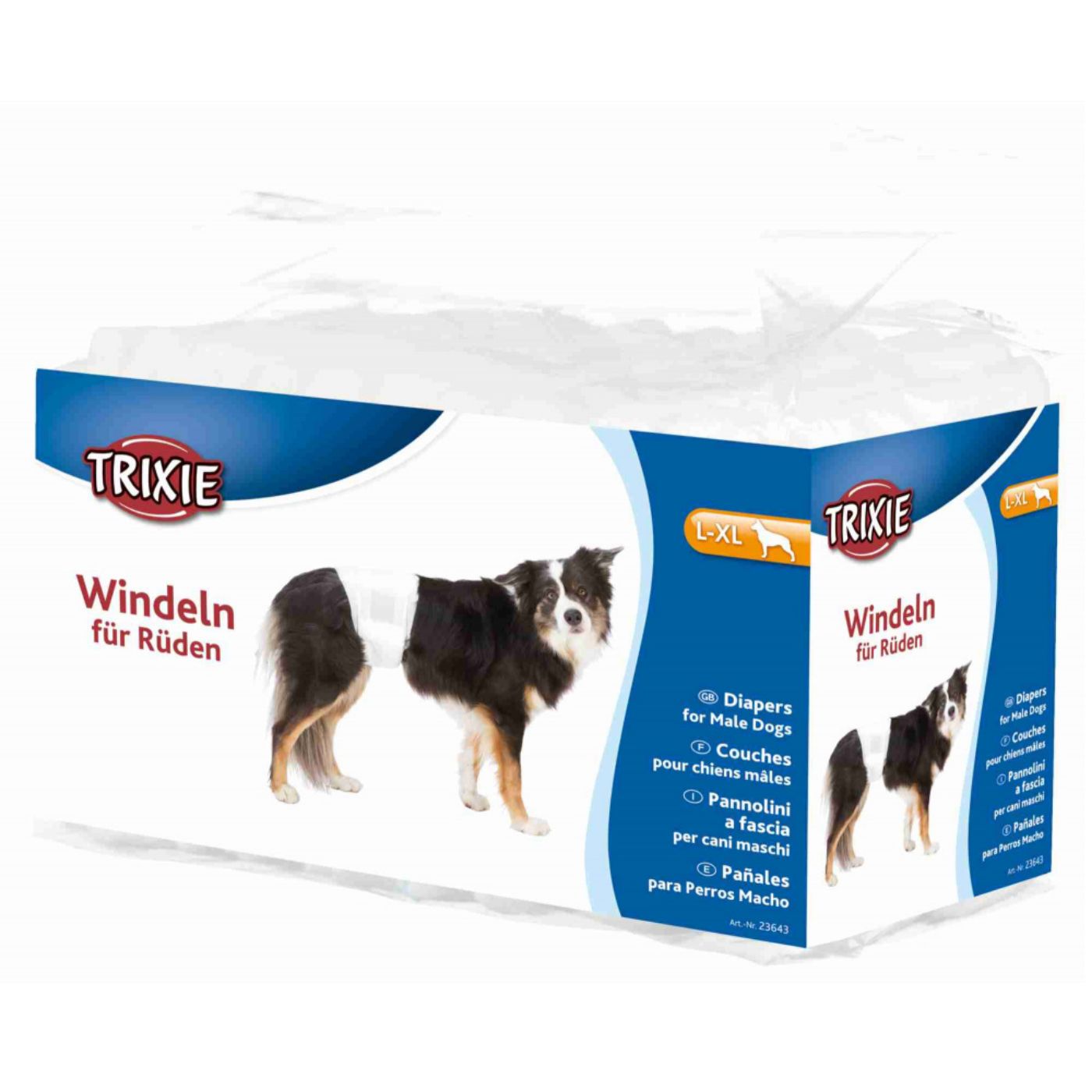 Trixie Pannolini a Fascia per Cani Maschi - Taglia L-XL
