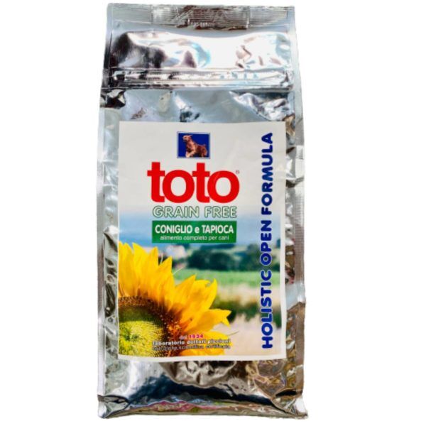 Toto Holistic Open Formula Grain Free Coniglio e Tapioca per Cani