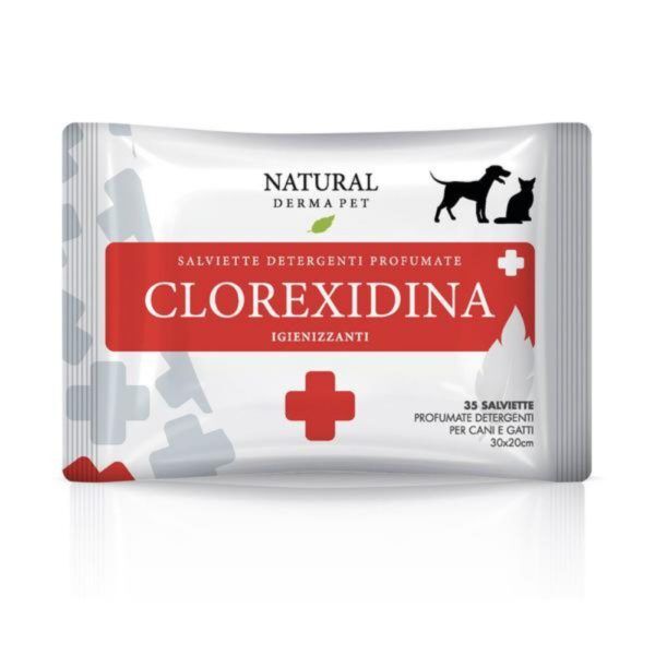 Derbe Salviette Clorexidina per Cani Gatti e Cuccioli 1 Pz