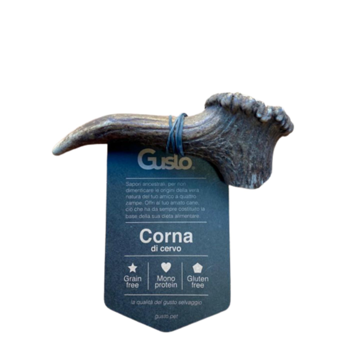 Gusto Corna di Cervo Intere per Cani - Taglia M