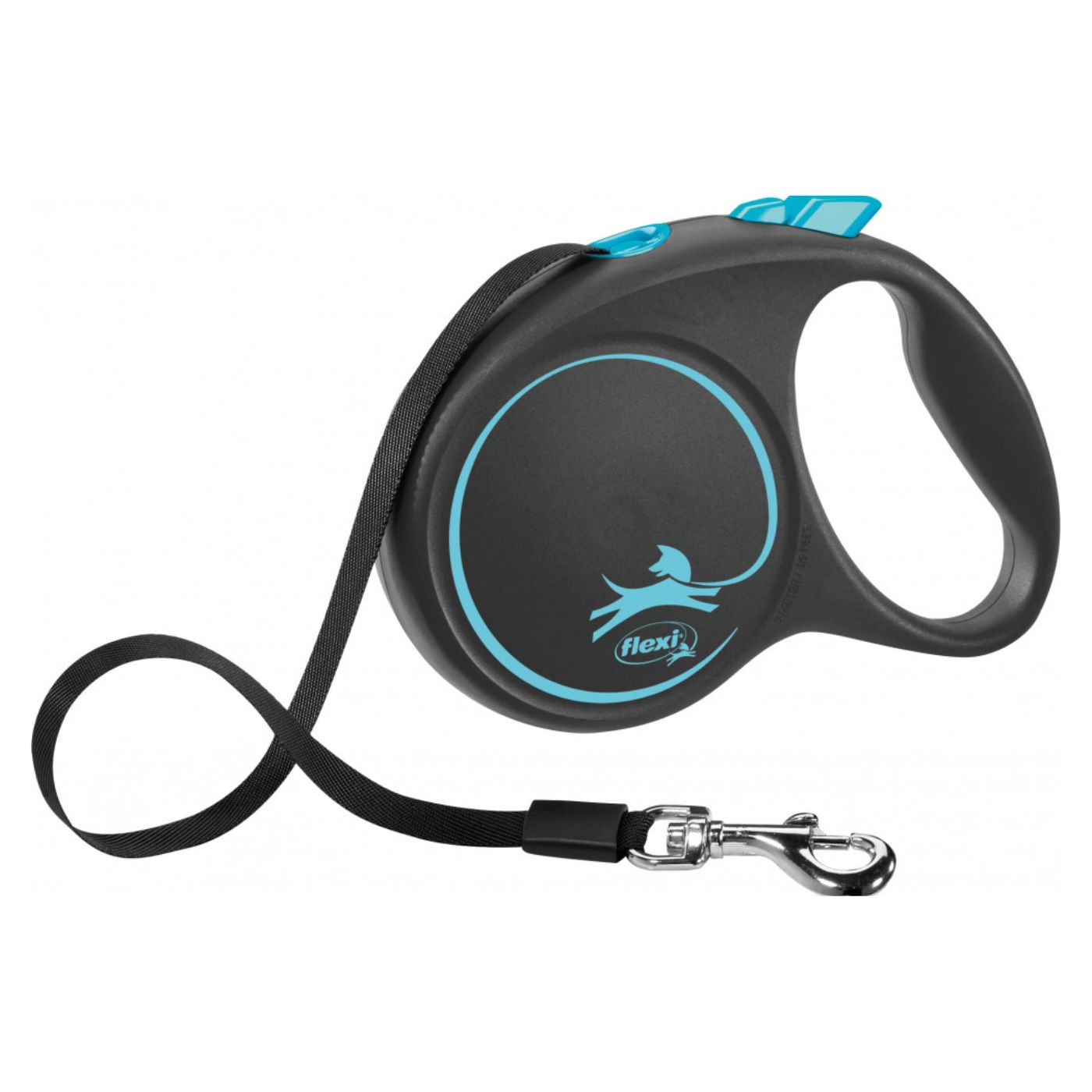 Flexi Black Design in Fettuccia L 5mt fino a 50kg - Blu
