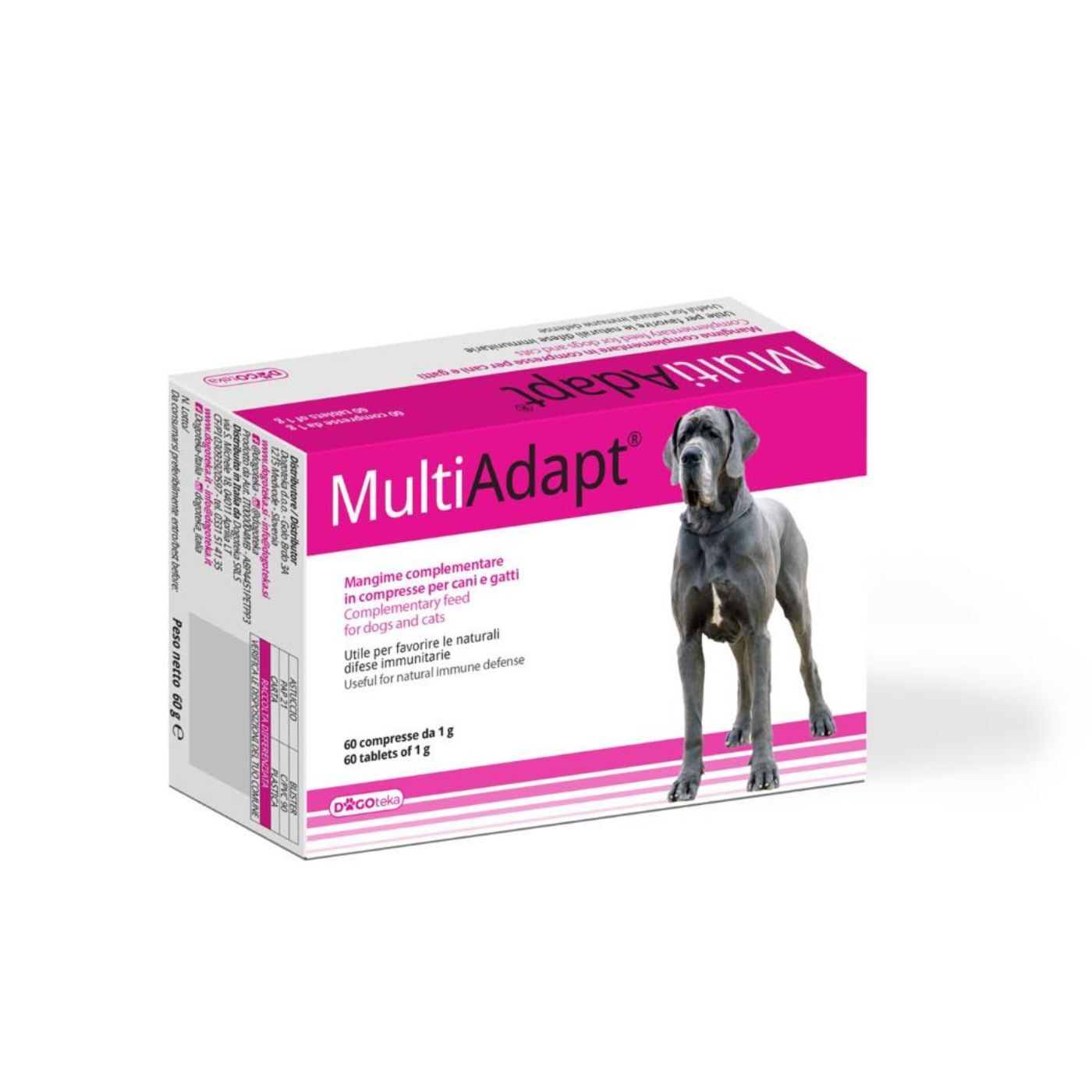 Dogoteka MultiAdapt® Integratore per Cani e Gatti 60 Compresse