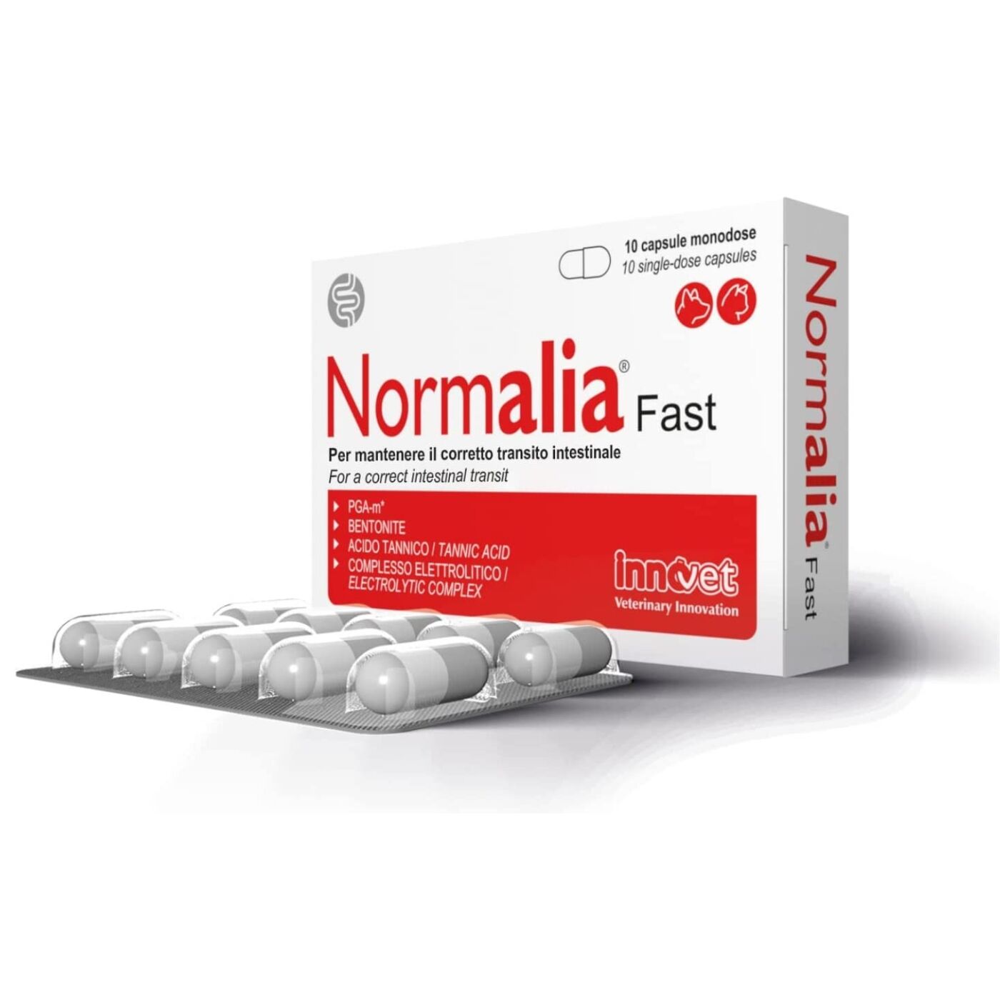Innovet Normalia® Fast Integratore per Cani e Gatti - 10 Capsule