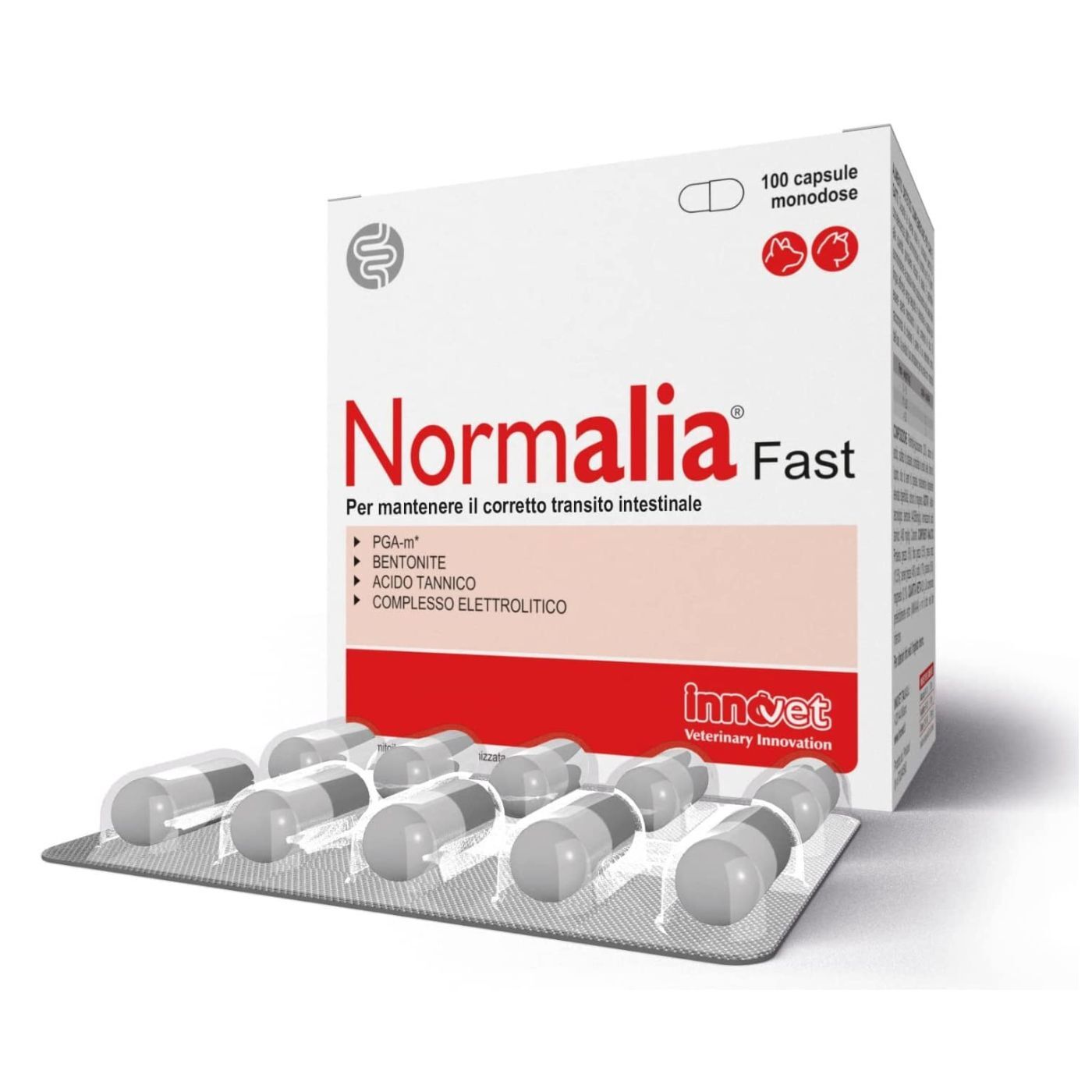 Innovet Normalia® Fast Integratore per Cani e Gatti - 100 Capsule