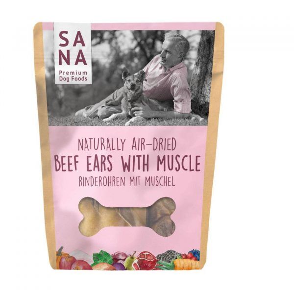 Sanadog Snack Orecchie Bovine con Muscolo per Cani