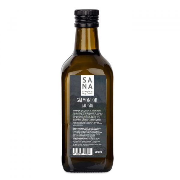 Sanadog Olio di Salmone 500ml per Cani e Gatti