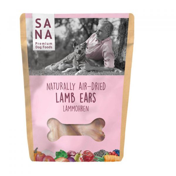Sanadog Orecchie di Agnello Snack Masticativo per Cani