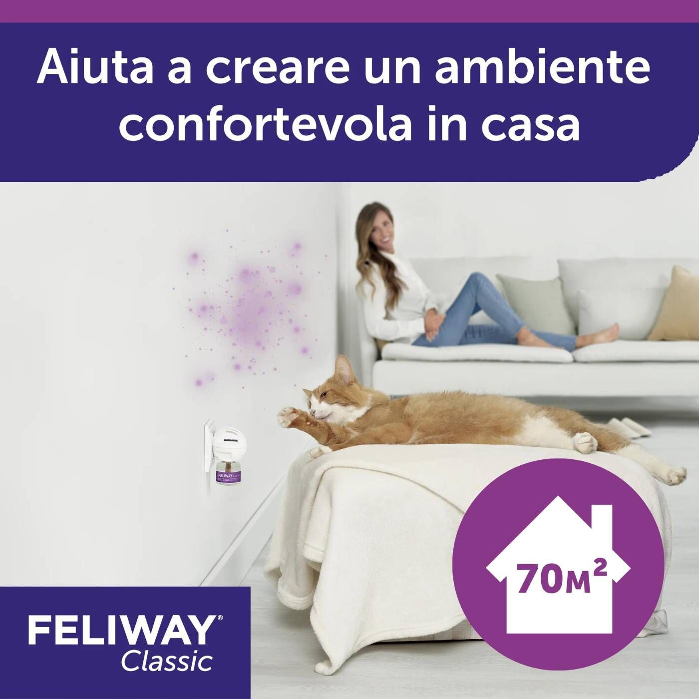 Feliway® Classic Spray 60ml per Gatti