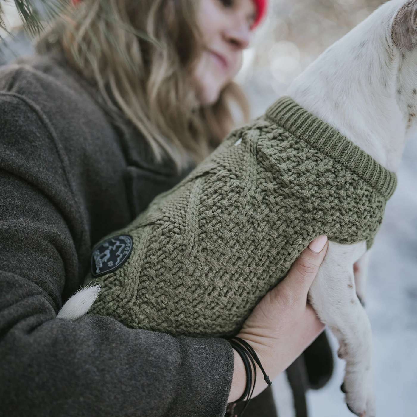 Hunter Maglioncino Pullover per Cani MALMÖ Khaki Verde