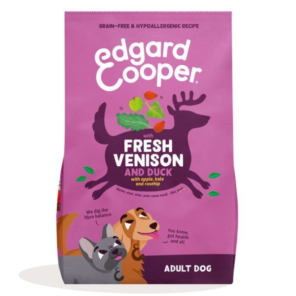 Edgard &Cooper Cervo e Anatra per Cani Adulti
