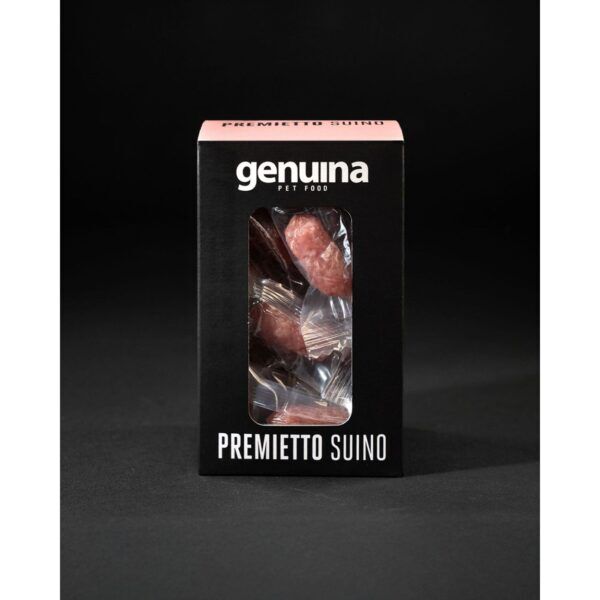Genuina Natural Pet Food Premietti Snack per Cani Carne di Suino 25 Pezzi