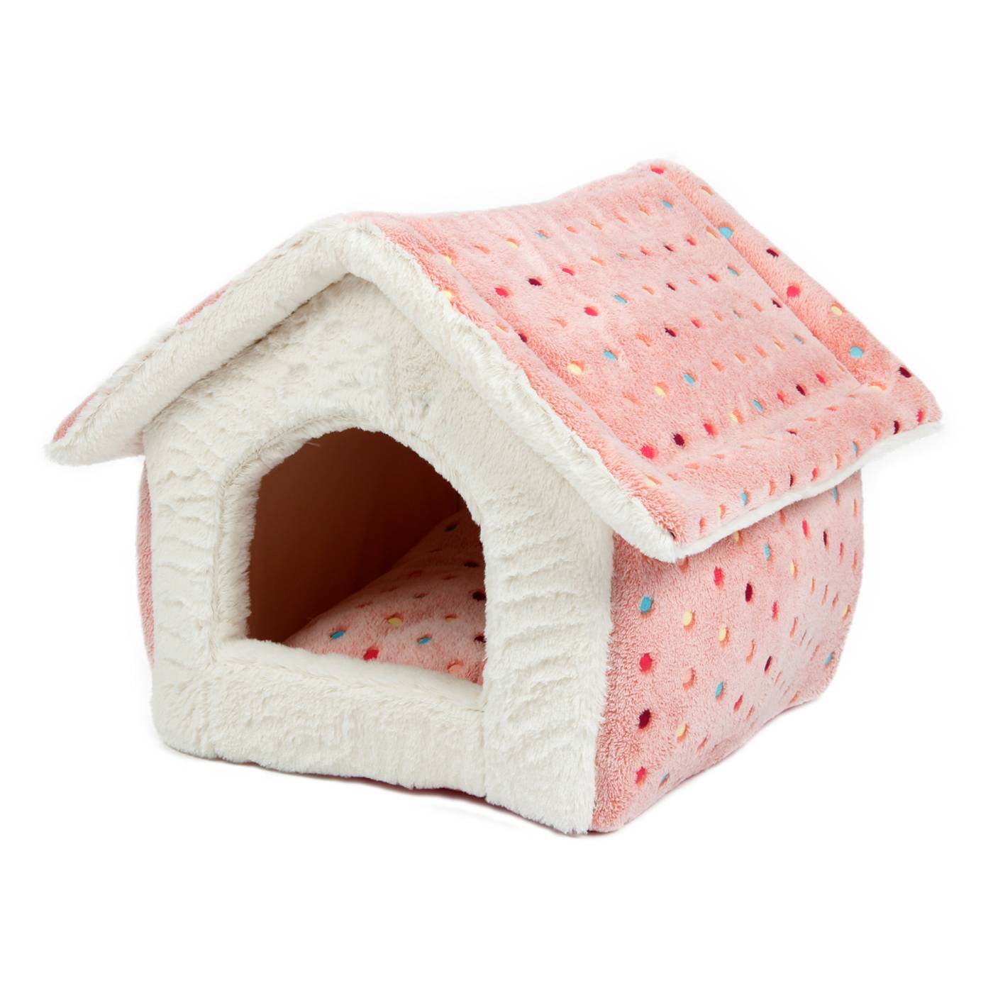 Ferribiella Cuccia Casetta Morbida per Cani e Gatti 58 x 48 x 54 cm