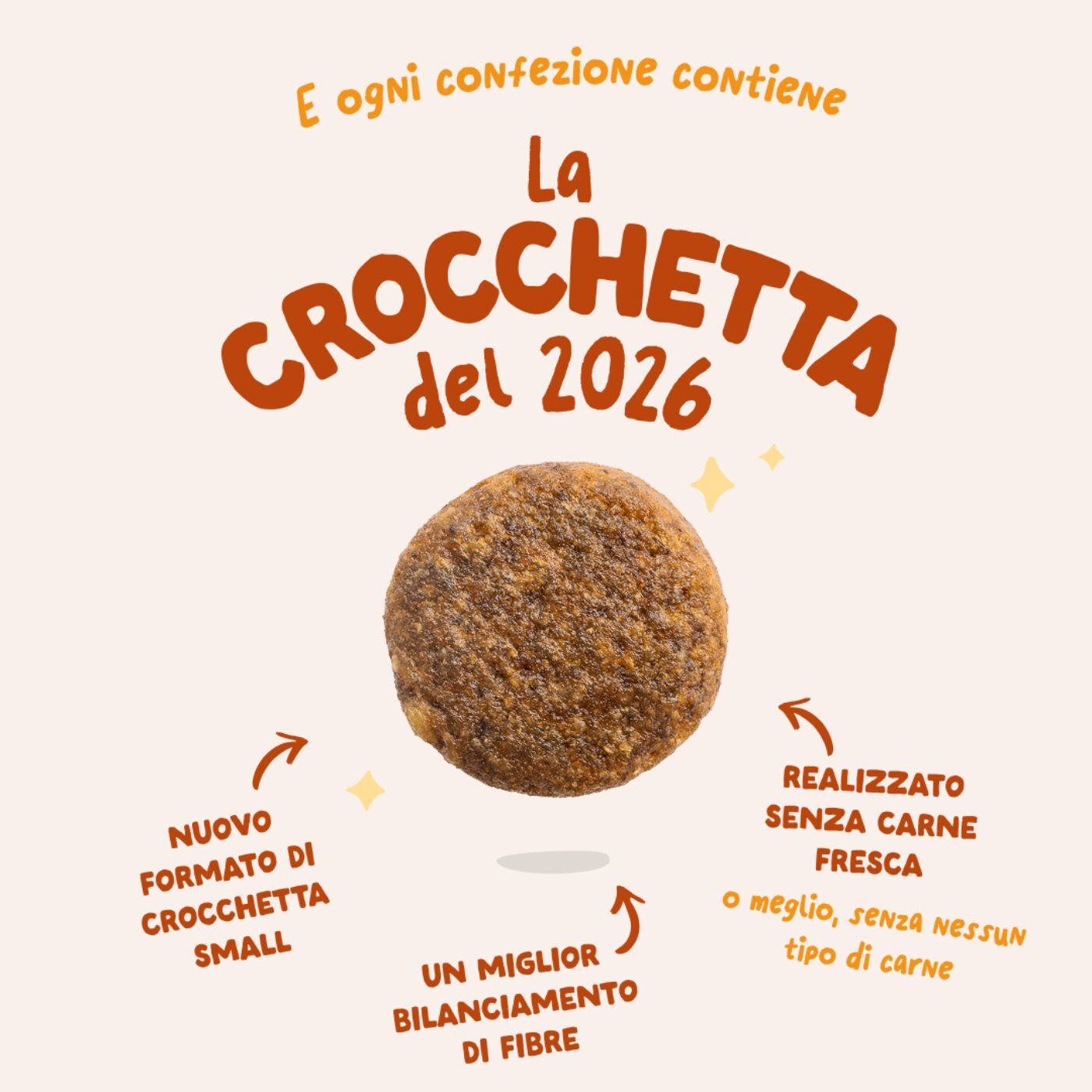 Edgard & Cooper Crocchette Vegetali per Cani Adulti Carote e Zucchine Croccanti