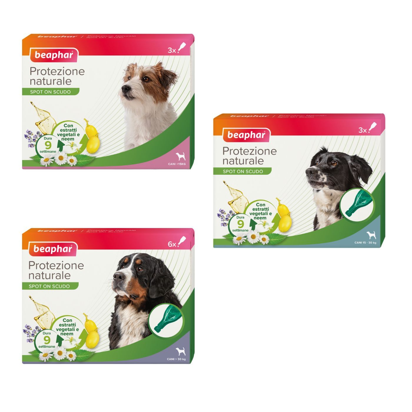 beaphar spot on antiparassitario naturale per cani